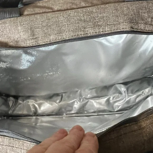 NWOT California Picnic All-in-One Shoulder Insulated Bag 4-Piece Cutlery Cheese! - Picture 13 of 15